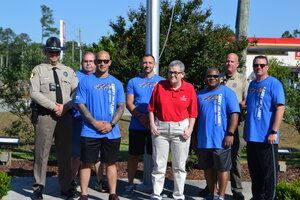 Group posing for photo