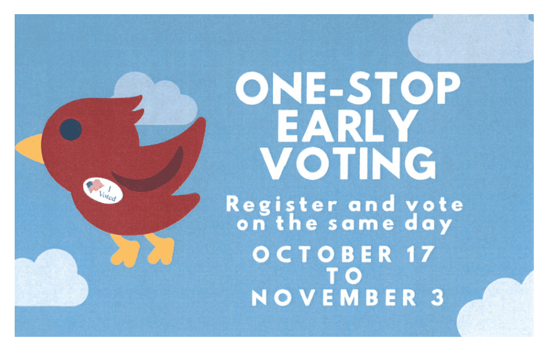 One-Stop Early Voting Flyer