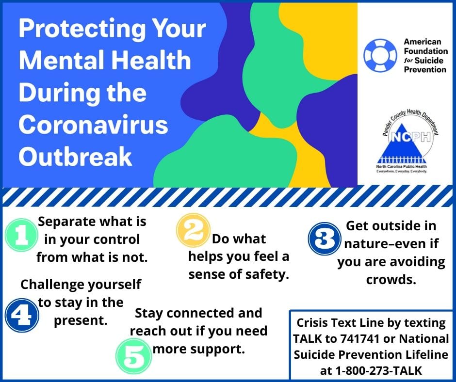 Protecting Your Mental Health During the Coronavirus Outbreak Pender