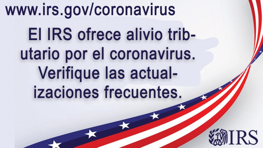 Information On Coronavirus Tax Relief And Economic Impact Payments 